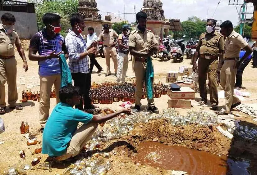  10 thousand liquor bottles confiscated in 15 days ...